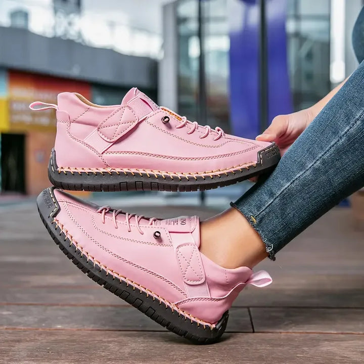 Maizie | Women's Orthopedic Hiking Sneakers  - Size:36;Color:Pink