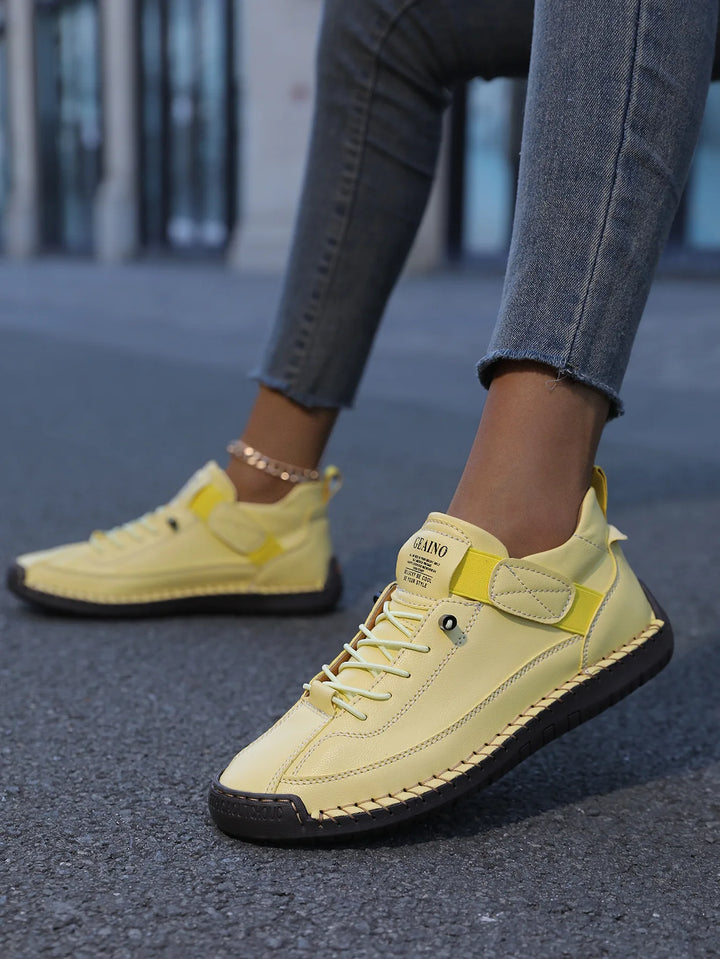 Maizie | Women's Orthopedic Hiking Sneakers  - Size:36;Color:Yellow