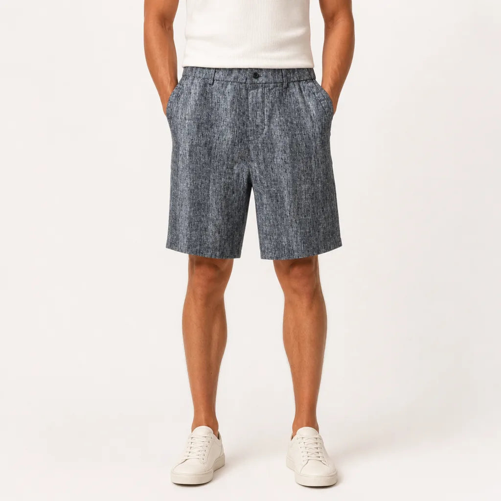 Men's Black Gray Turnbull Loose Fit Shorts