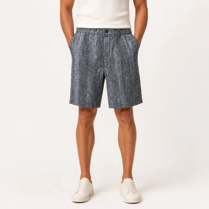 Men's Black Gray Turnbull Loose Fit Shorts