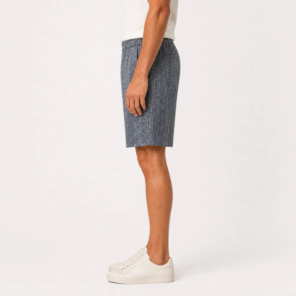 Men's Black Gray Turnbull Loose Fit Shorts