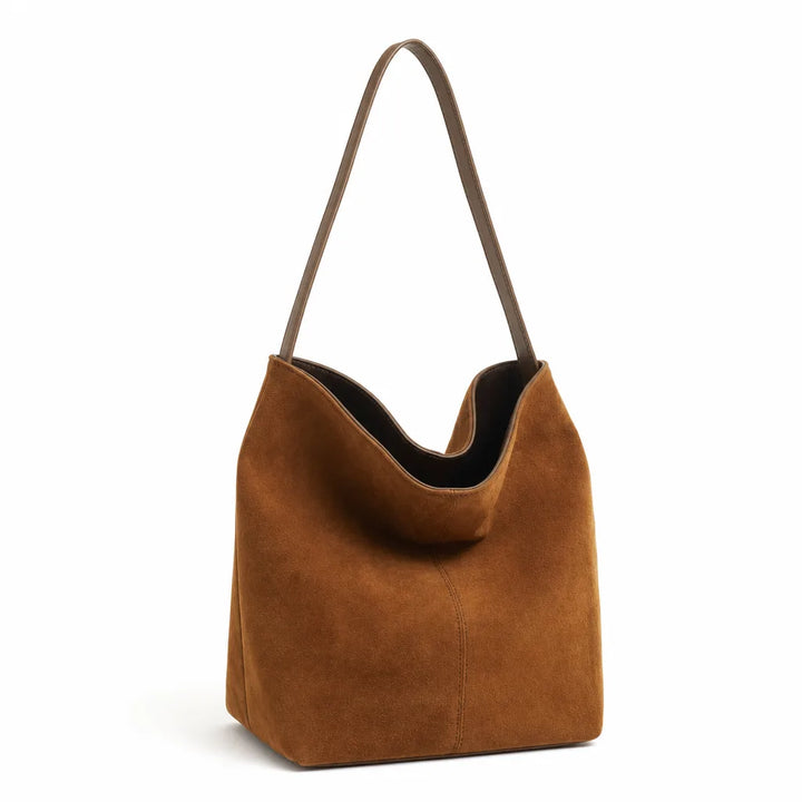 Women's Brown Margot Soft Bucket Bag