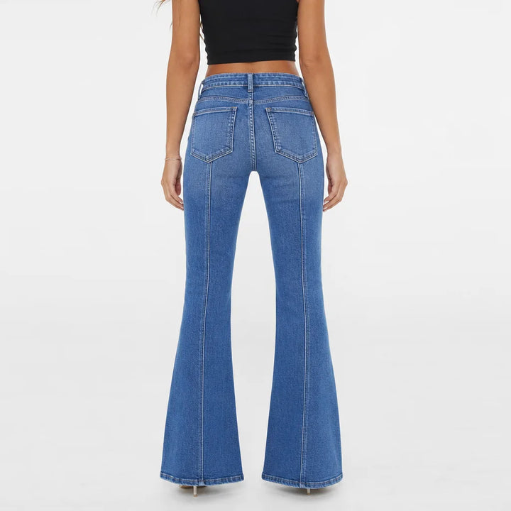Women's Blue Stirling High Waist Flare Jeans