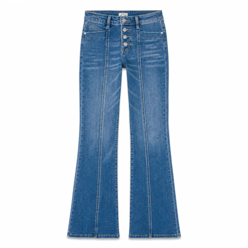 Women's Blue Stirling High Waist Flare Jeans