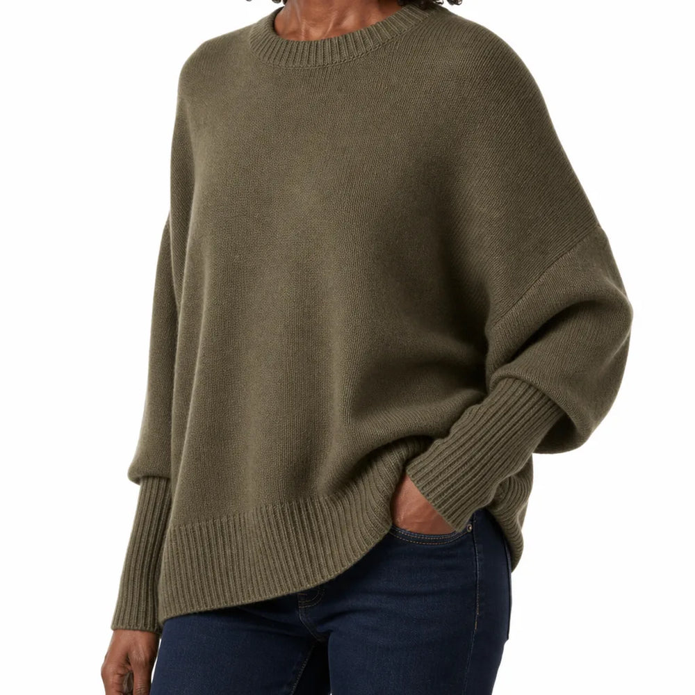 Women's Green Graham Crew Neck Sweater