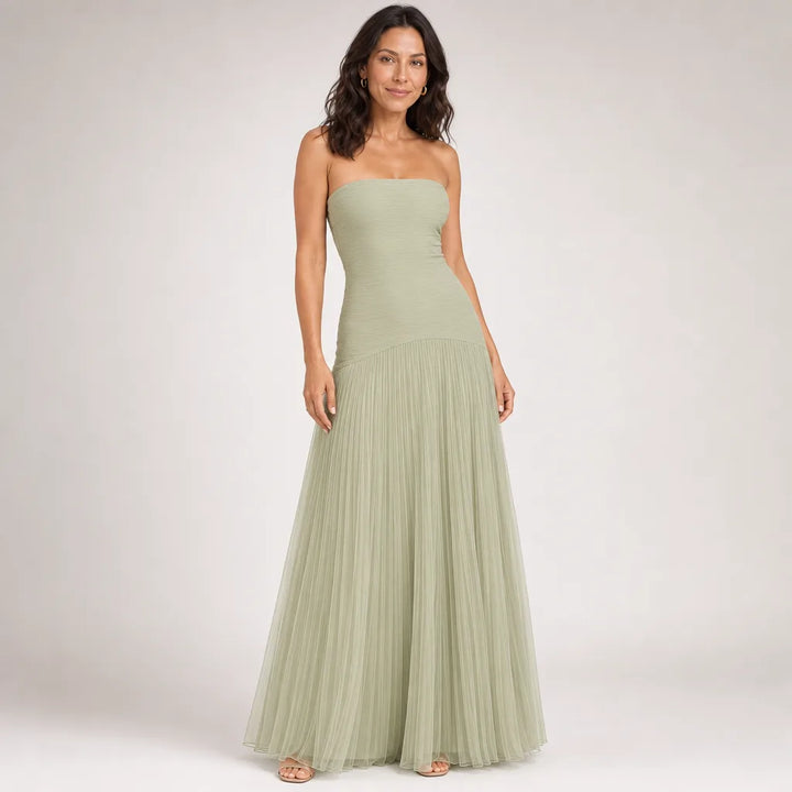 Women's As Shown Lucille Strapless Pleated Dress