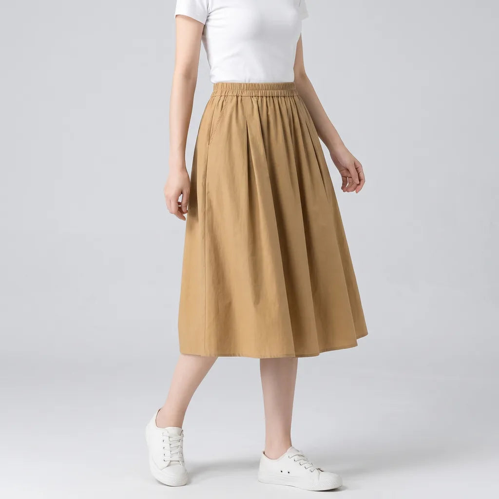Women's Khaki [Z116 single pack] Wade Cropped Wide-Leg Culottes