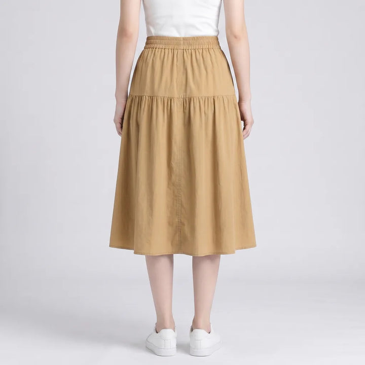 Women's Khaki [Z116 single pack] Wade Cropped Wide-Leg Culottes