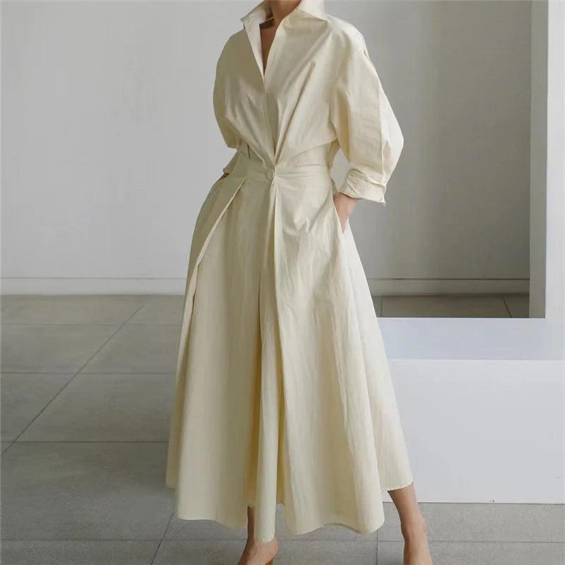 Maria | Women's Front Wrap Maxi Dress - Size:XS;Color:Apricot