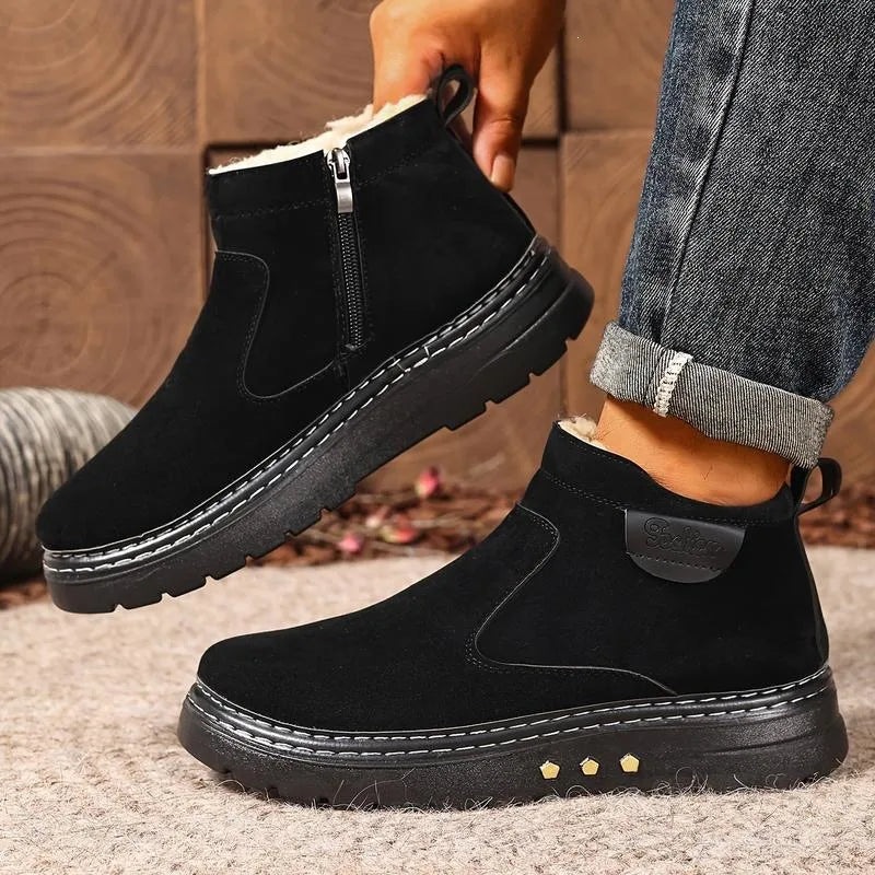 Marie | Women's Orthopedic Non-Slip Ankle Boots  - Color:Black;Size:38