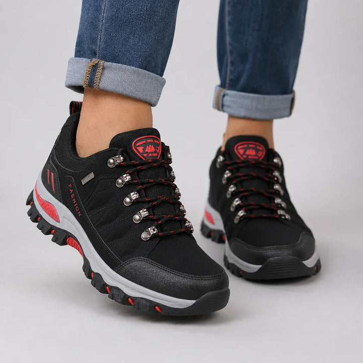 Men's Black Carrington Waterproof Hiking Sneakers