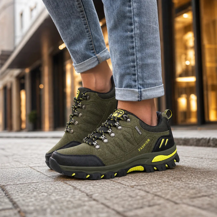 Men's Green Carrington Waterproof Hiking Sneakers
