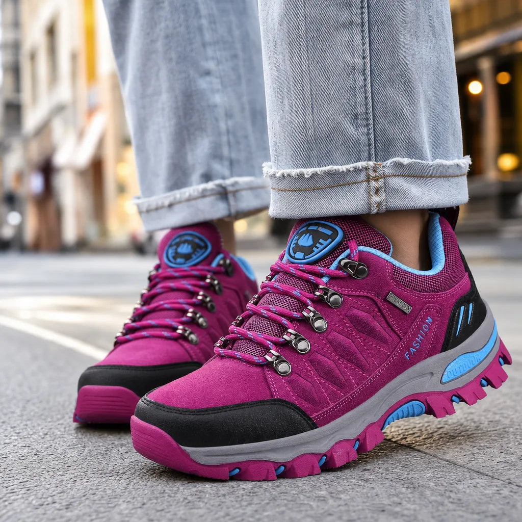 Men's Pink Carrington Waterproof Hiking Sneakers