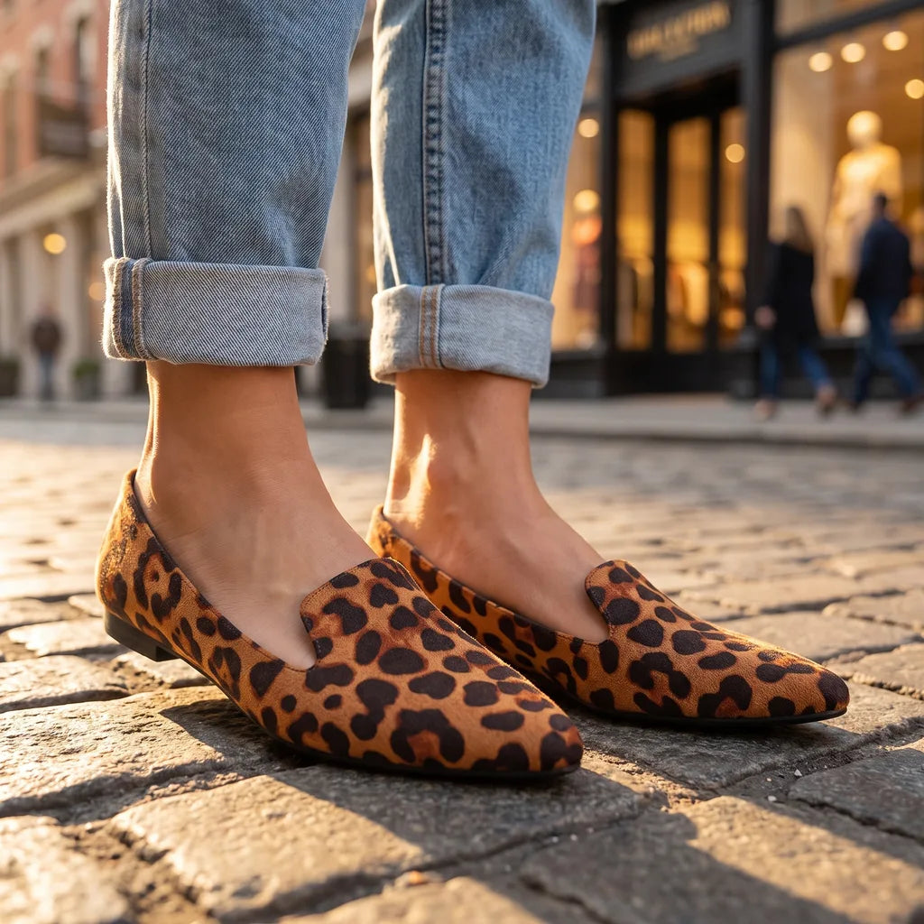 Women's Leopard print Norris Leopard Slip-On Flats