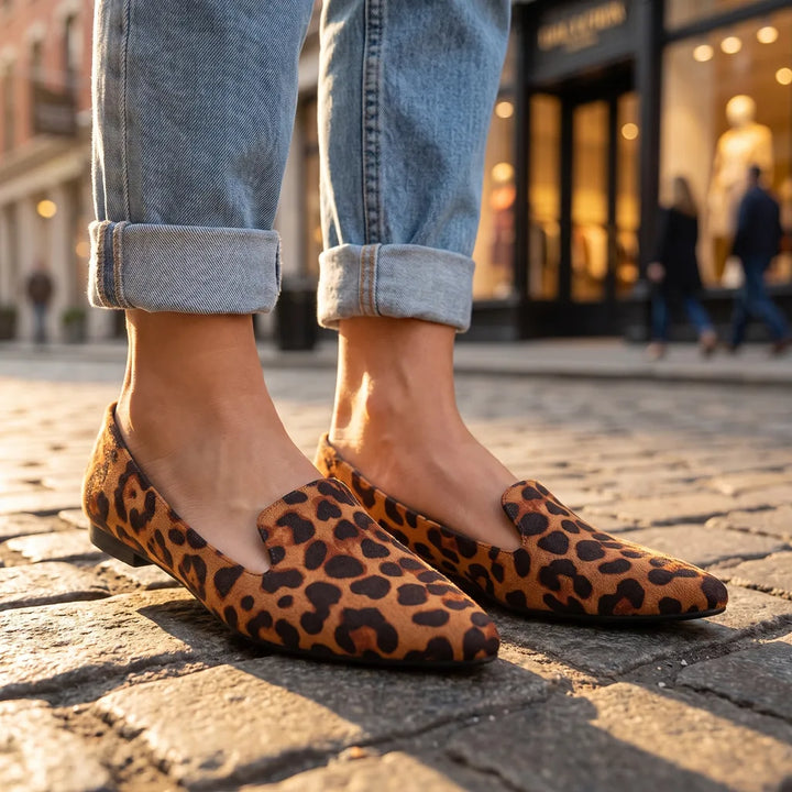 Women's Leopard print Norris Leopard Slip-On Flats