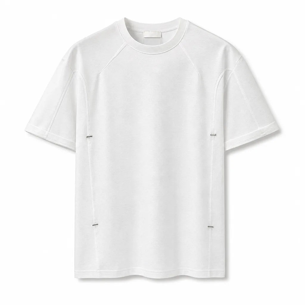 Marley Studded T-Shirt - Color:White;Size:S