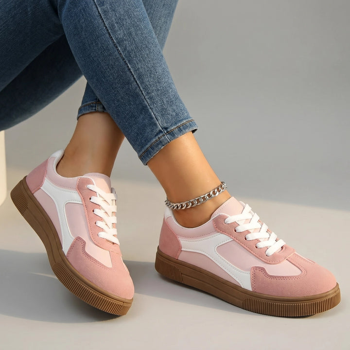 Marnie Panel Sneakers - Color:Pink;Size:36