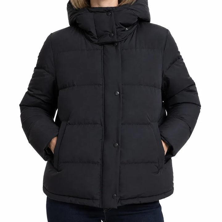 Marnie | Womens Lightweight Puffer Jacket - Color:Black;Size:XS