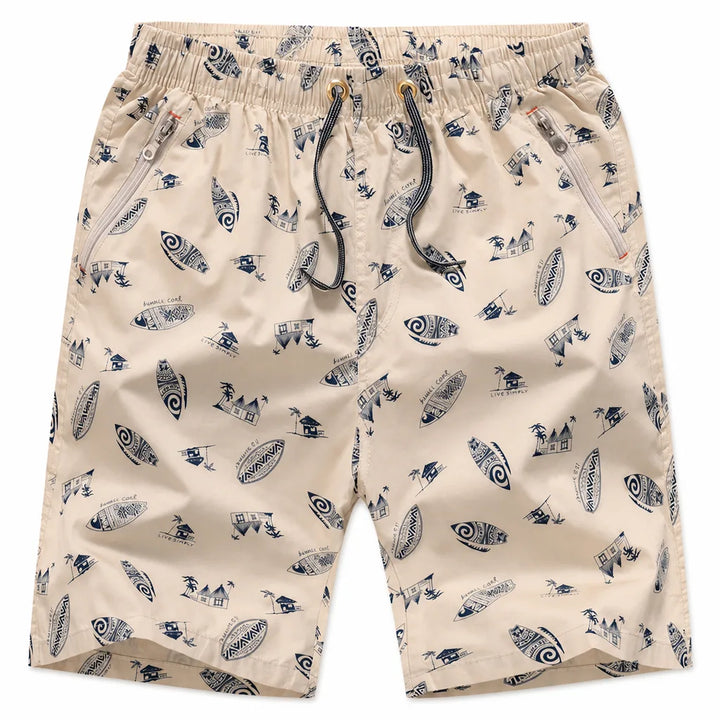 Mateo Lounge Shorts - Color:Beige;Size:M