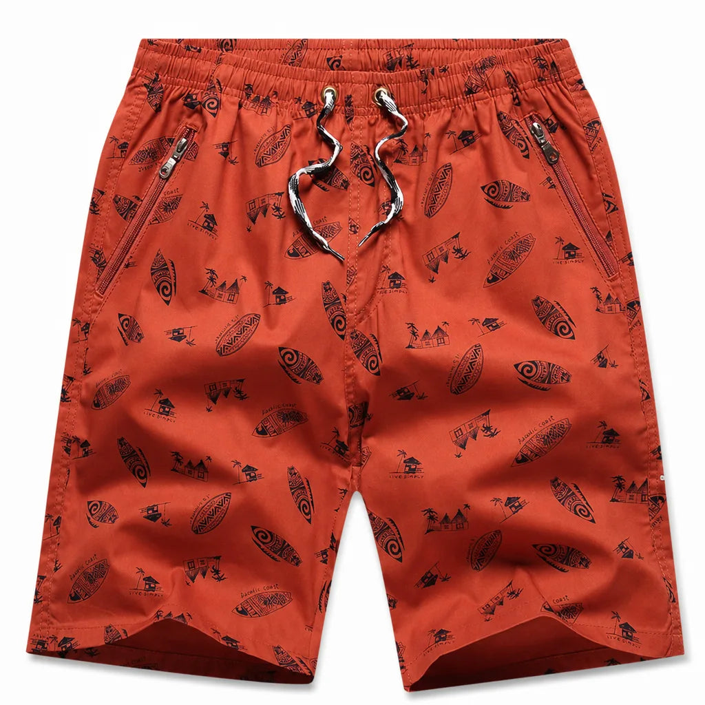 Mateo Lounge Shorts - Color:Red;Size:M