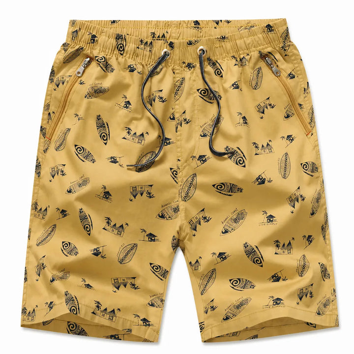 Mateo Lounge Shorts - Color:Yellow;Size:M