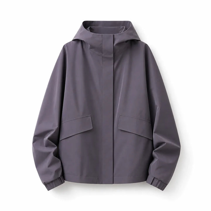 Mathilda Shell Jacket - Color:Purple;Size:S