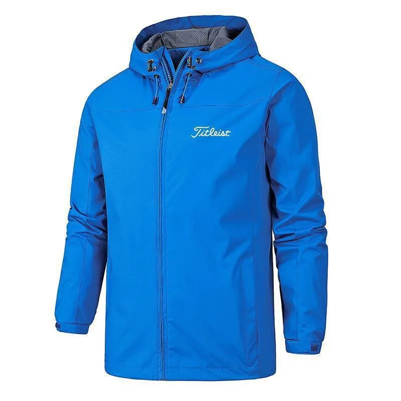 Matthews | Men's Windbreaker jacket  - Color:Blue;Size:XS