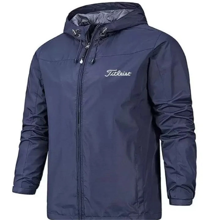 Matthews | Men's Windbreaker jacket  - Color:Dark Blue;Size:XS