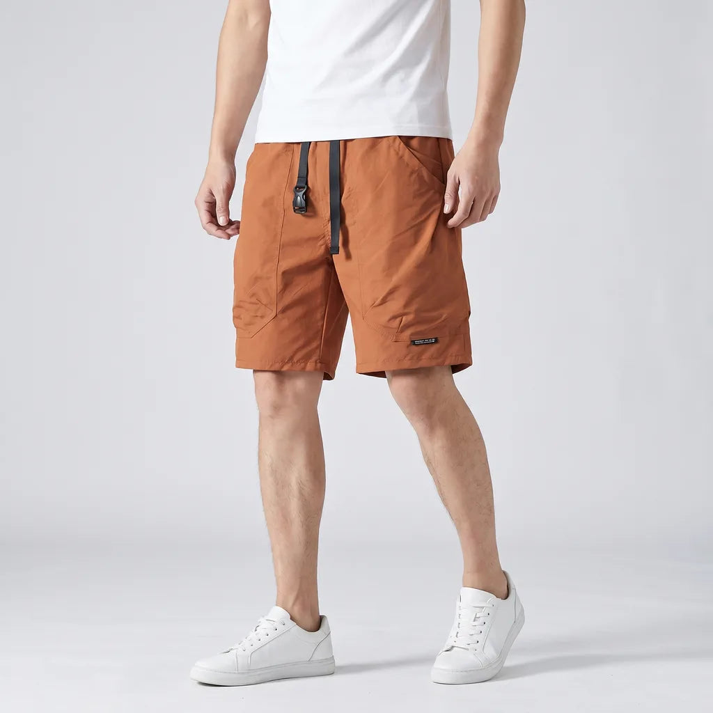 Orange Houston Quick-Dry Cargo Shorts 3