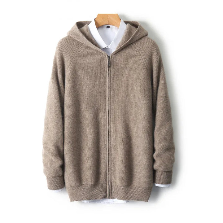 Men's Maxim | Cashmere Hooded Cardigan
