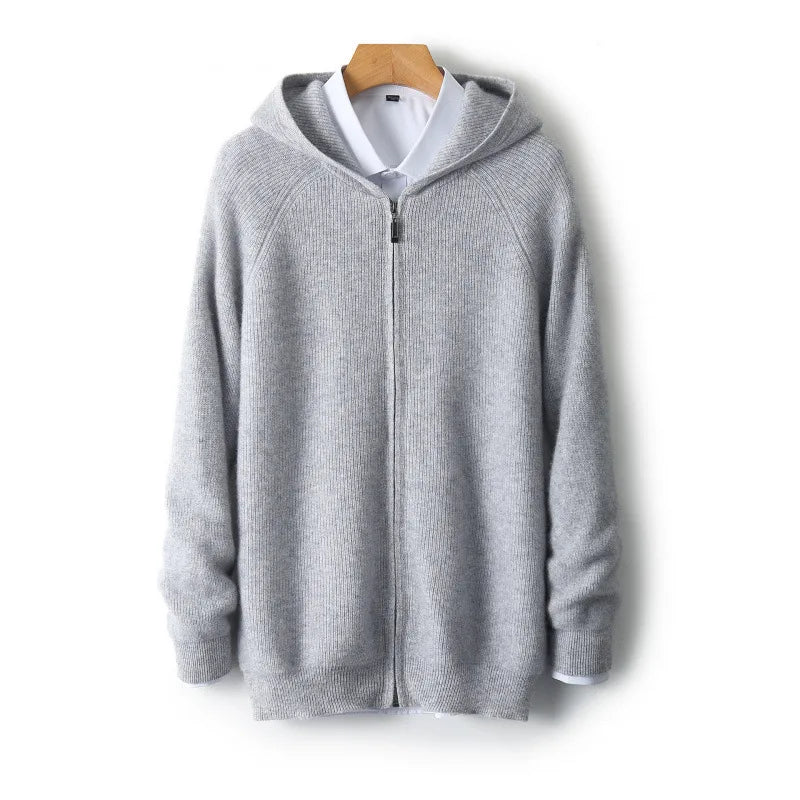 Men's Maxim | Cashmere Hooded Cardigan