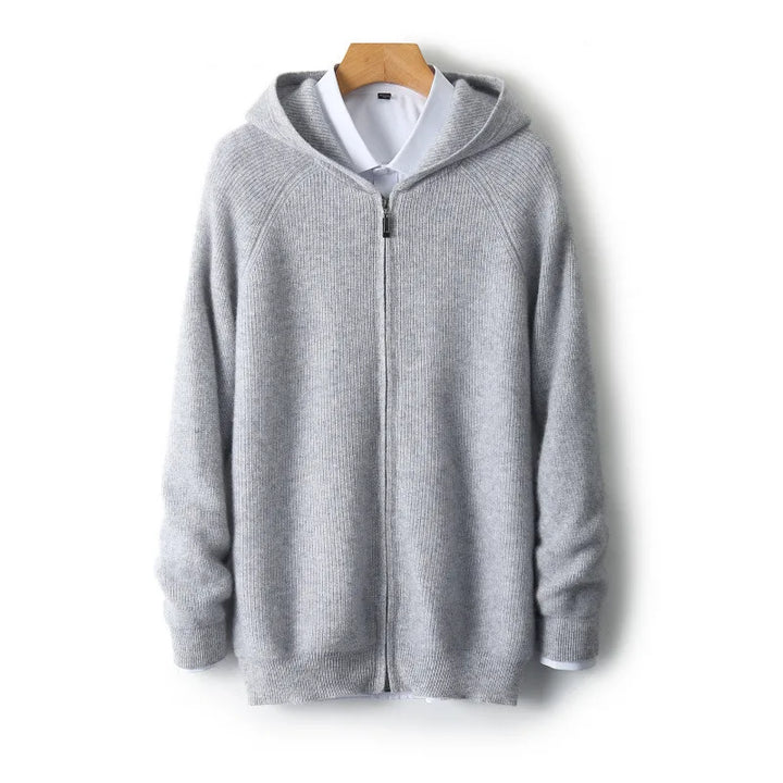 Men's Maxim | Cashmere Hooded Cardigan