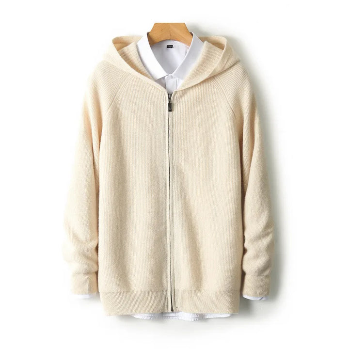 Men's Maxim | Cashmere Hooded Cardigan
