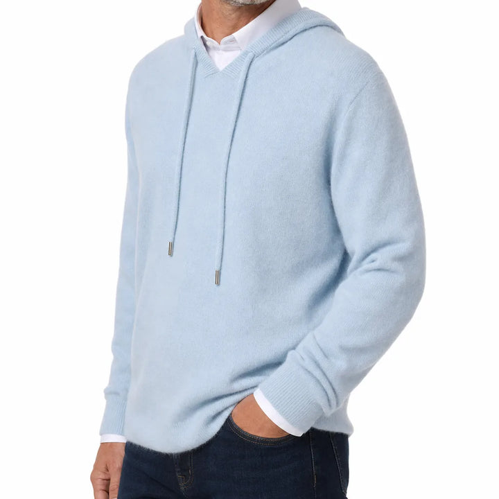 Men's Blue Underhill Hooded Knit Sweater