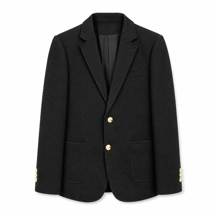 Maxwell Textured Blazer - Color:Black;Size:S