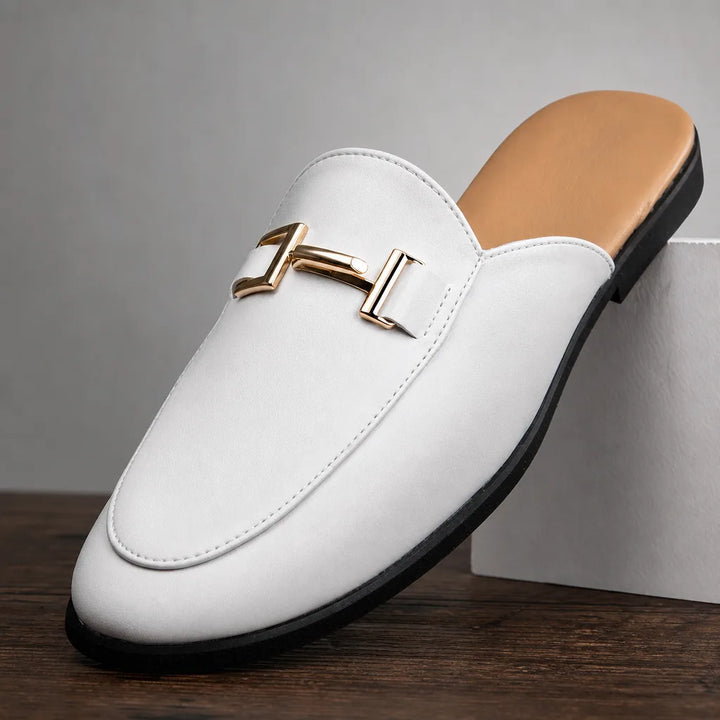 Women's White Medford Closed-Toe Mules