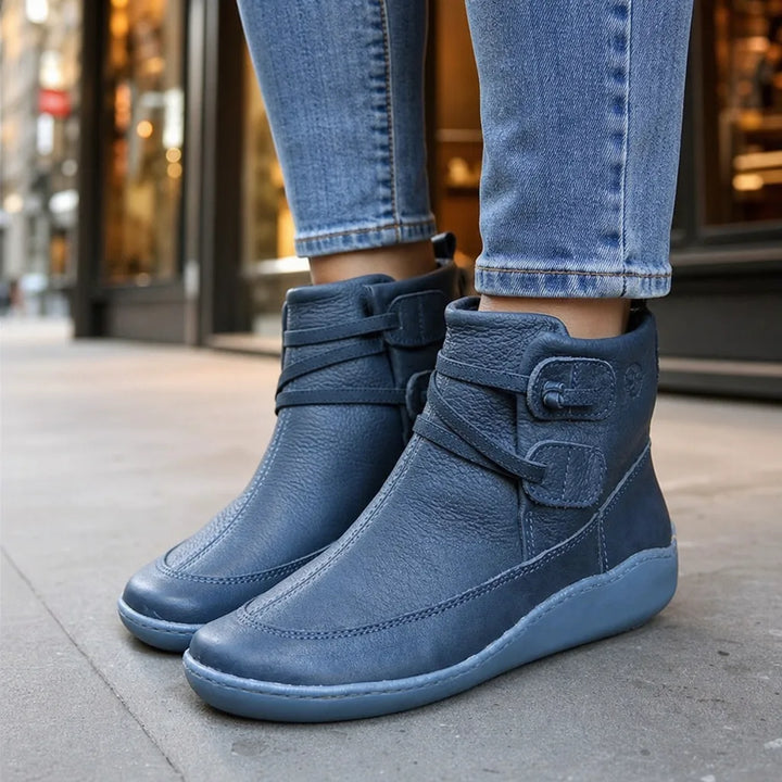 Men's Blue Middleton Pull-On Ankle Boots