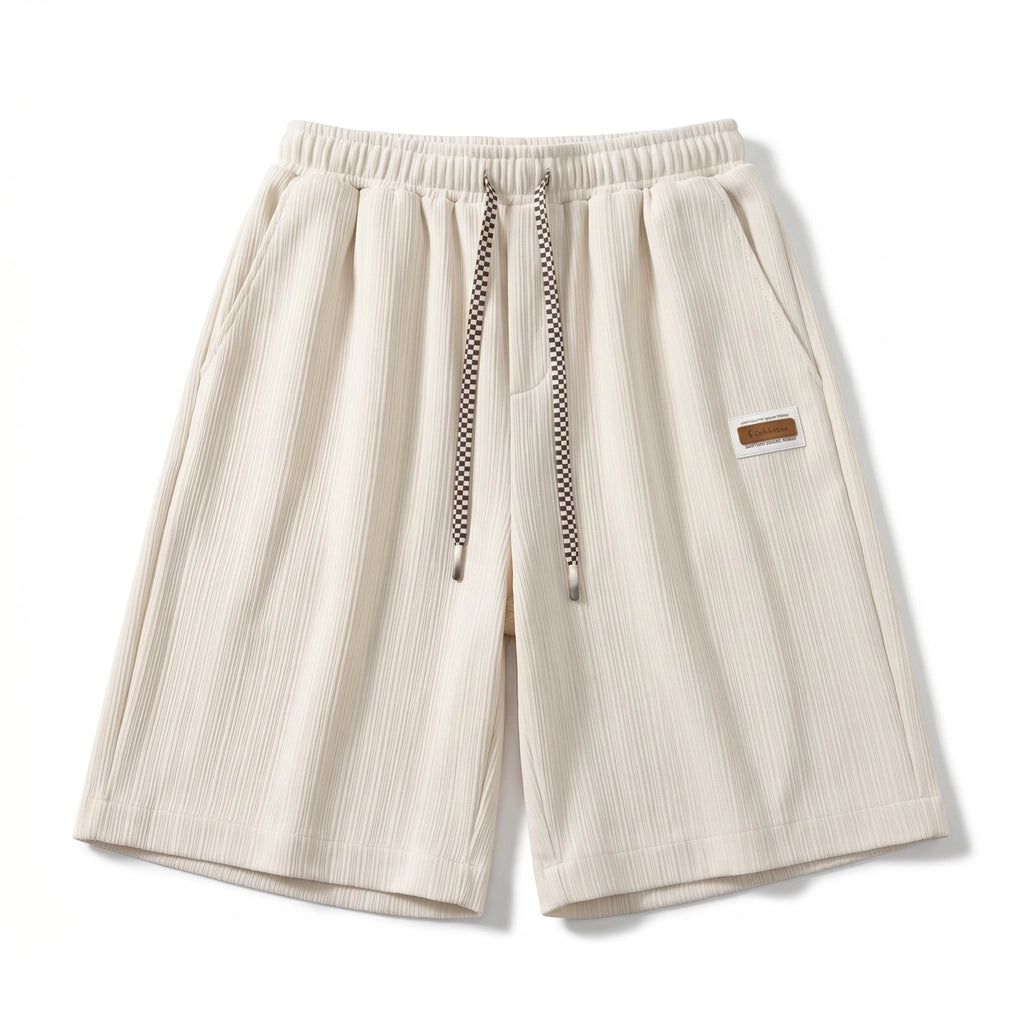 Miguel Drawstring Shorts - Color:Apricot;Size:S