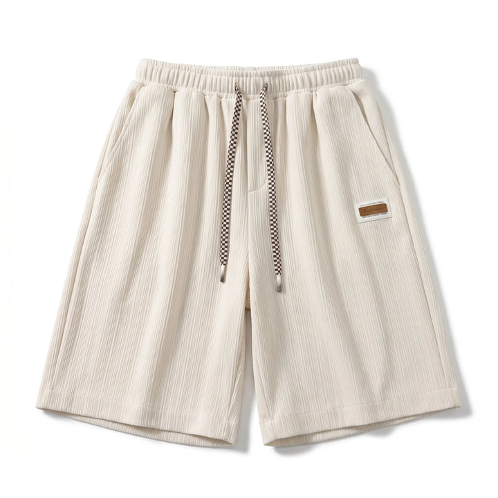 Miguel Drawstring Shorts - Color:Apricot;Size:S