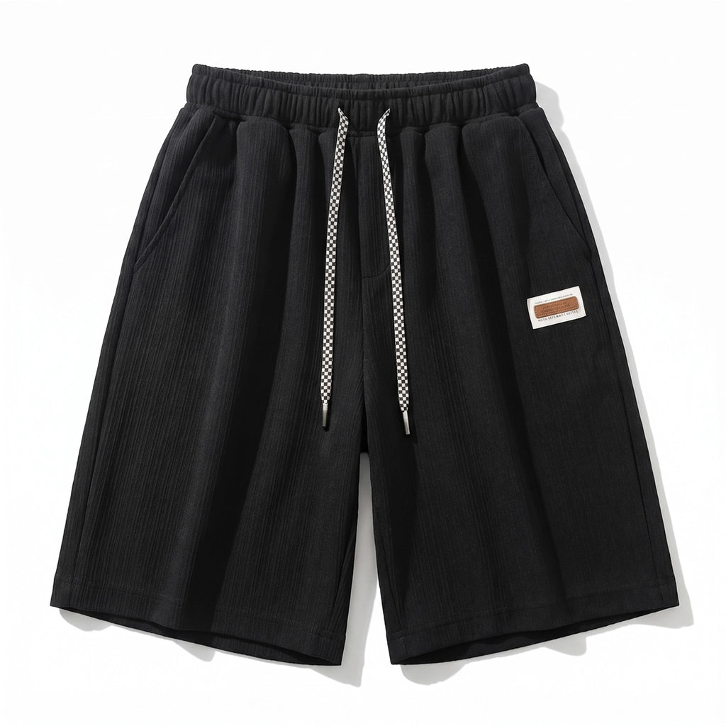 Miguel Drawstring Shorts - Color:Black;Size:S