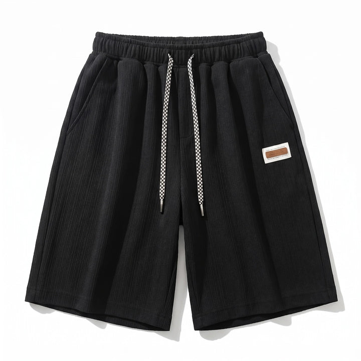 Miguel Drawstring Shorts - Color:Black;Size:S