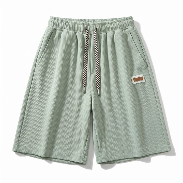 Miguel Drawstring Shorts - Color:Green;Size:S
