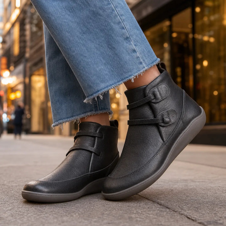 Women's Gray Mikaela | Women's Fall Sheepskin Ankle Boots