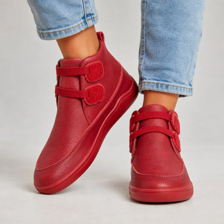 Mikaela Ankle Boots - Color:Red;Size:35