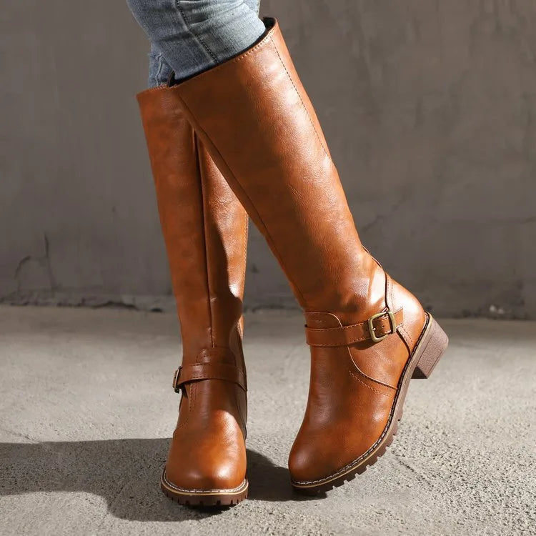 Women's Mikayla | Women's Orthopedic Buckle Riding Boots