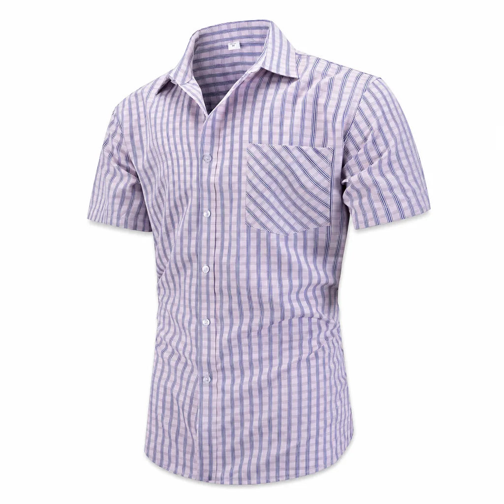 Mikey Plaid Shirt - Color:Pink;Size:XS