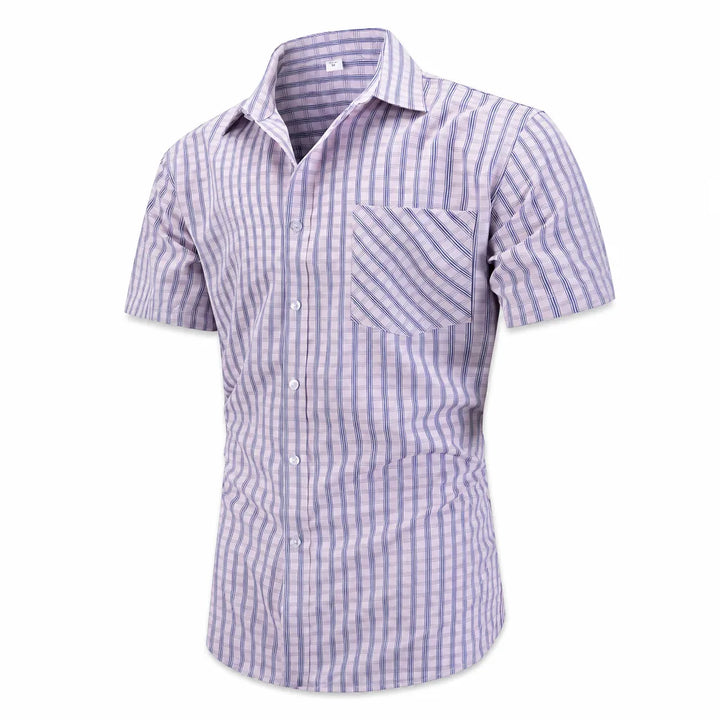 Mikey Plaid Shirt - Color:Pink;Size:XS