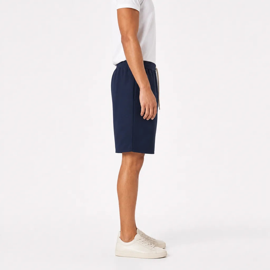 Women's Blue Carmen Loose Drawstring Shorts