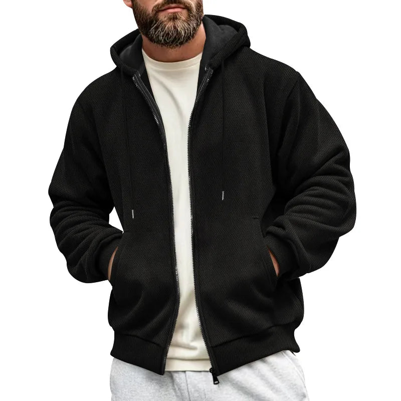 Mills | Men's Casual Hoodie Jacket - Black