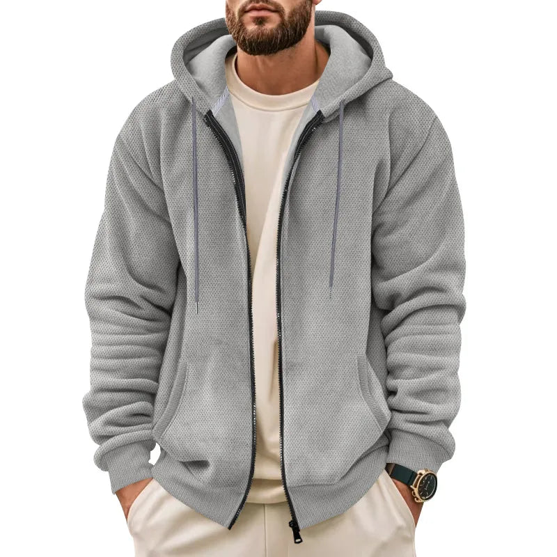 Mills | Men's Casual Hoodie Jacket - Gray